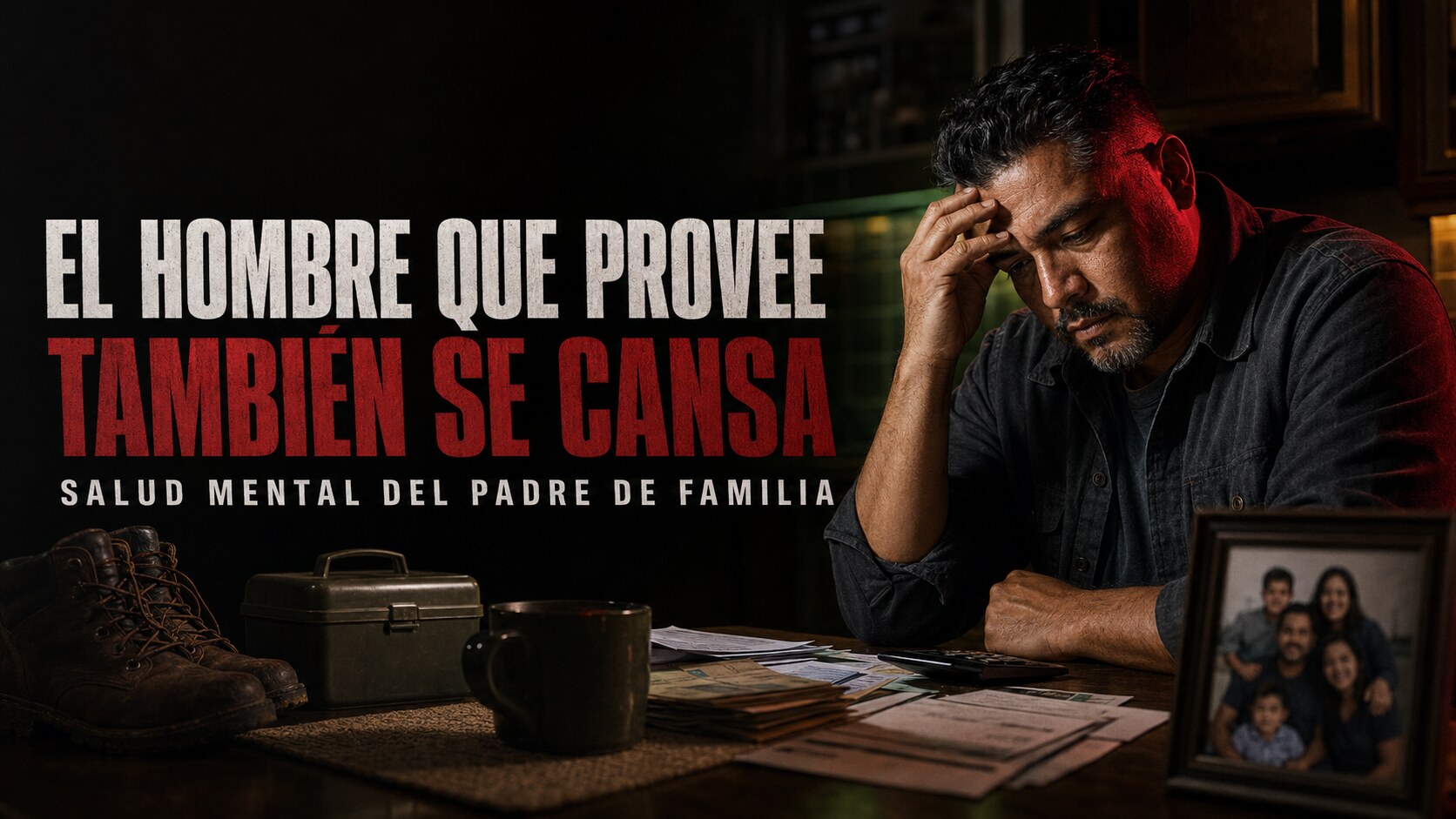 El hombre que provee también se cansa: la salud mental del padre de familia