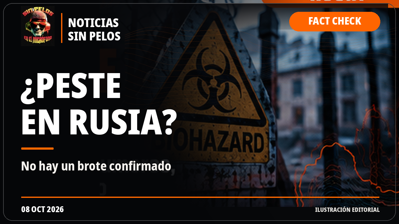 ¿Brote de peste en Rusia? Una muerte bajo investigación no confirma un brote