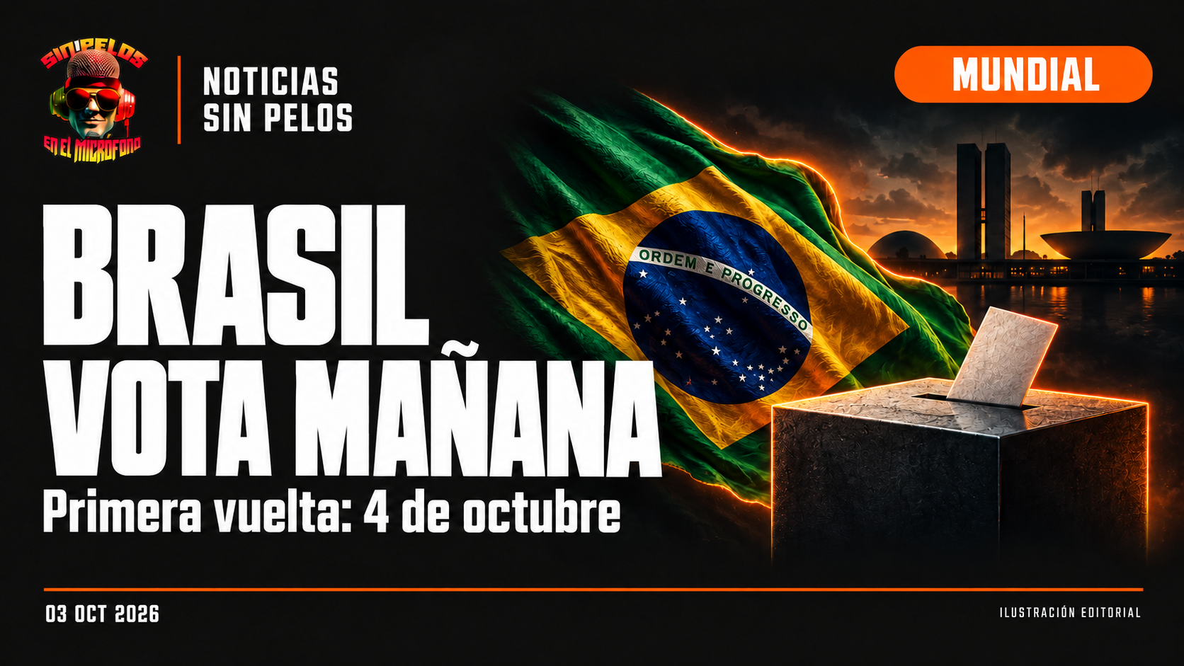 Brasil vota el domingo: Lula y Flávio Bolsonaro encabezan la disputa presidencial