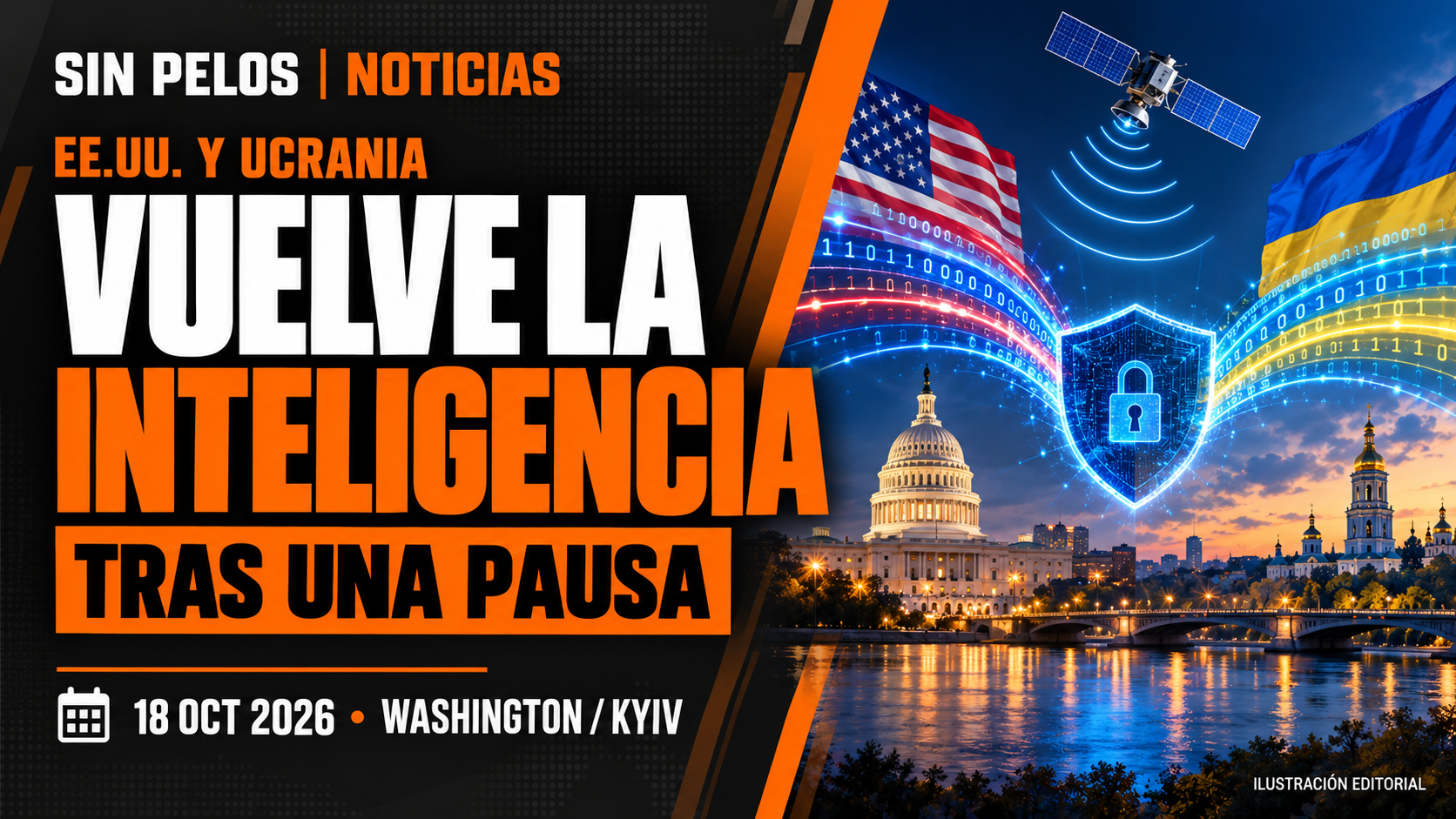 Estados Unidos reanuda intercambio de inteligencia con Ucrania tras una pausa