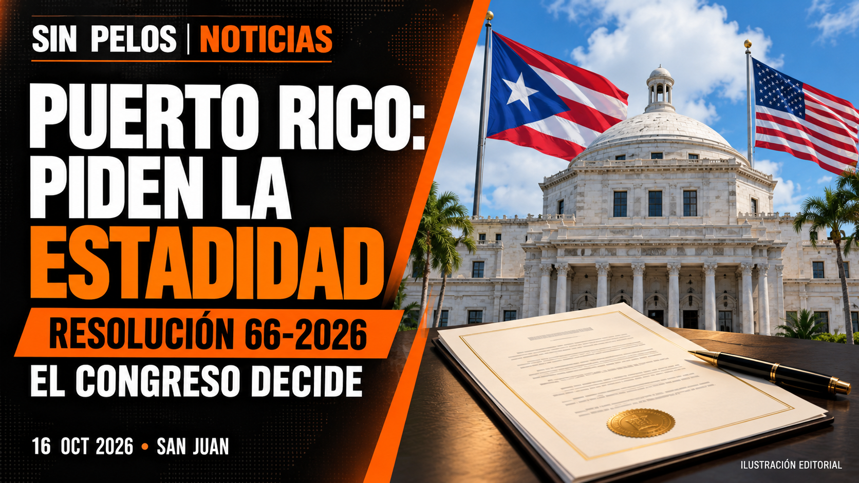 Gobernadora firma petición de estadidad para Puerto Rico; el Congreso tiene la decisión