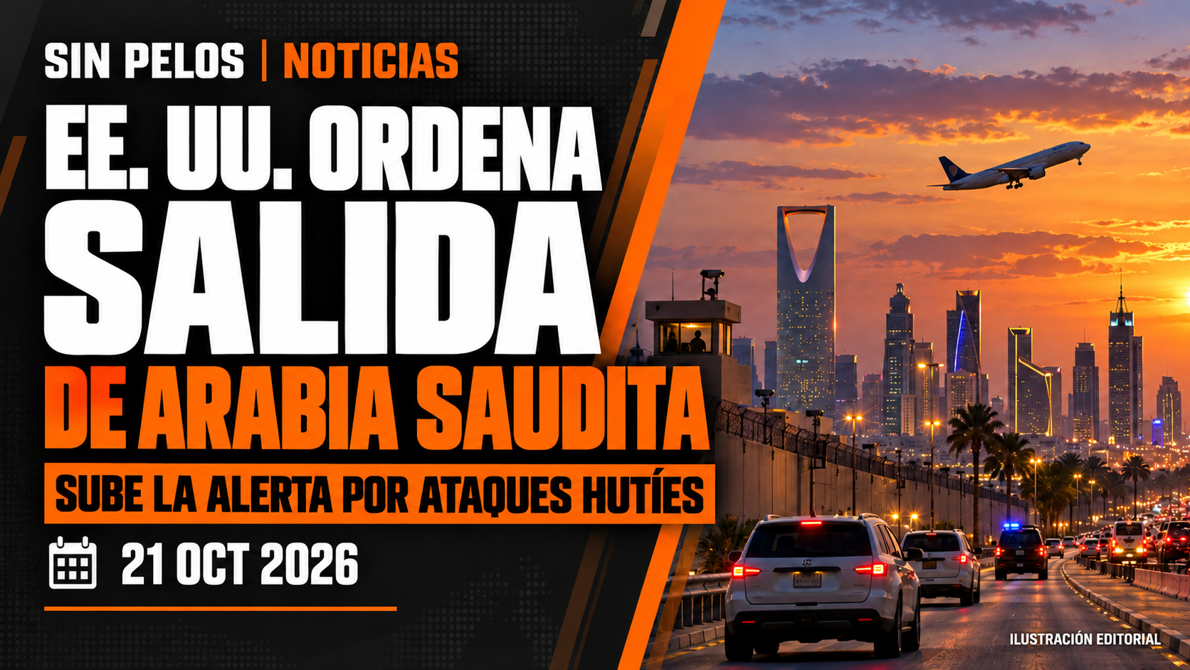 EE. UU. ordena la salida de personal no esencial de Arabia Saudita por ataques hutíes