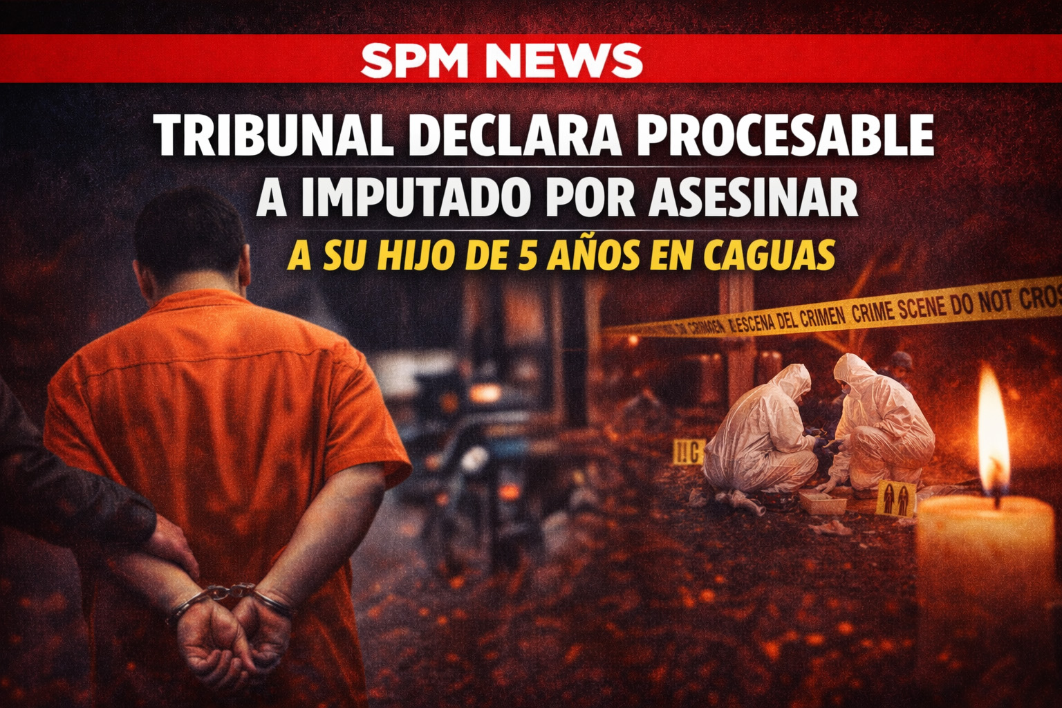 Tribunal declara procesable a imputado por asesinar a su hijo de 5 años en Caguas