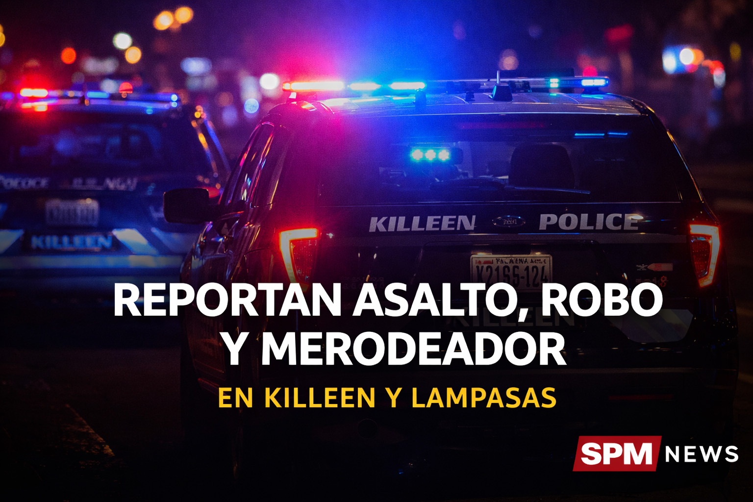 Reportan asalto, robo y merodeador en reportes policiales recientes en Killeen y Lampasas