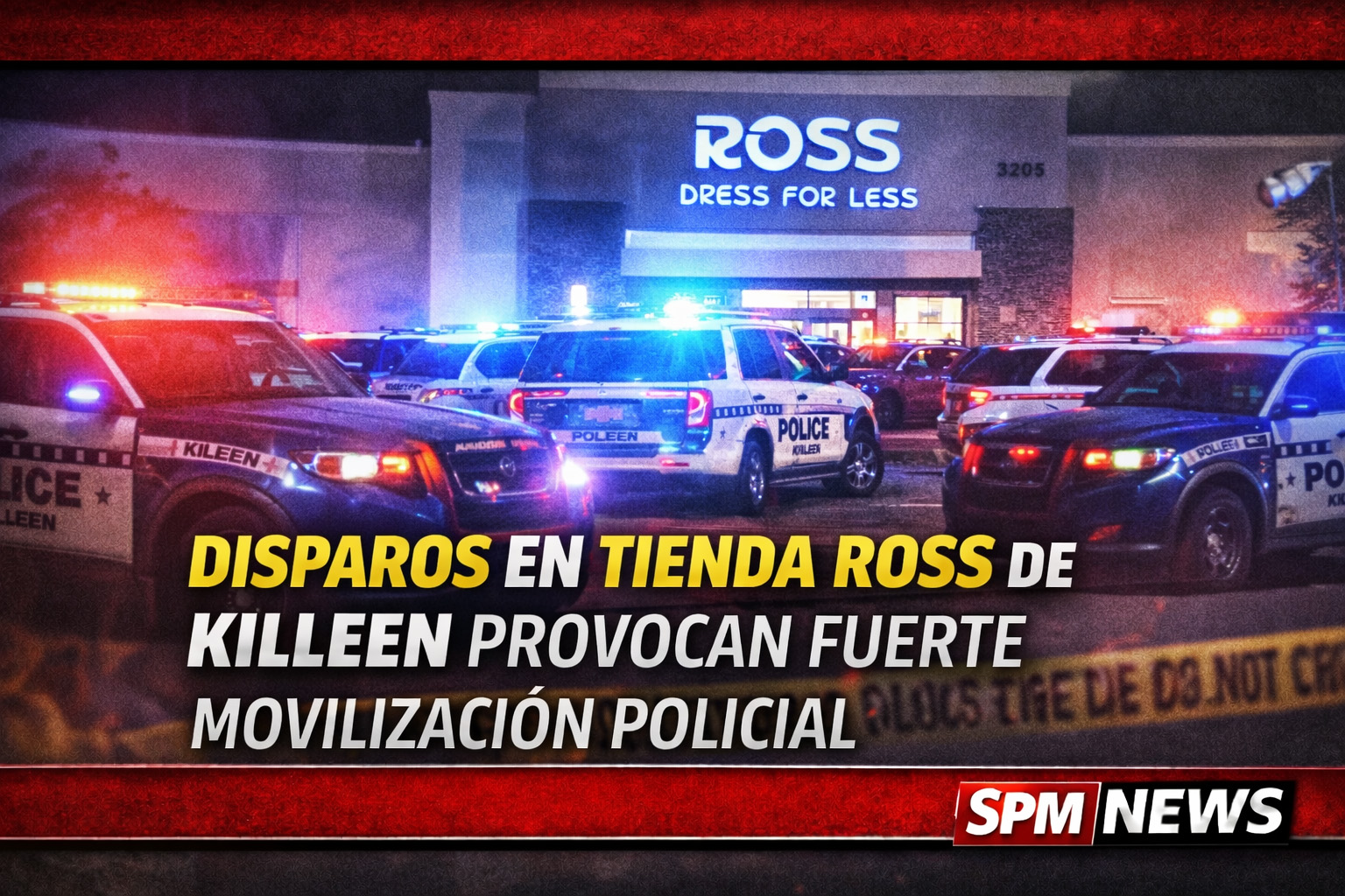 Disparos en tienda Ross de Killeen provocan fuerte movilización policial