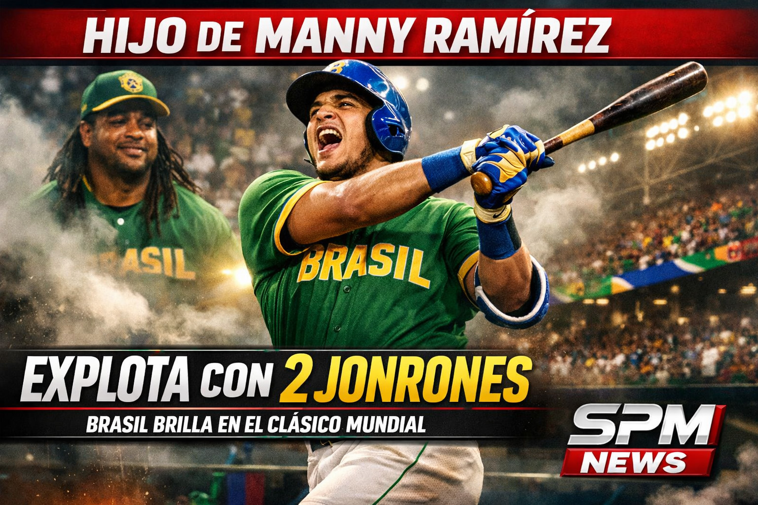 Hijo de Manny Ramírez brilla en el Clásico Mundial: Lucas Ramírez conecta dos jonrones con Brasil