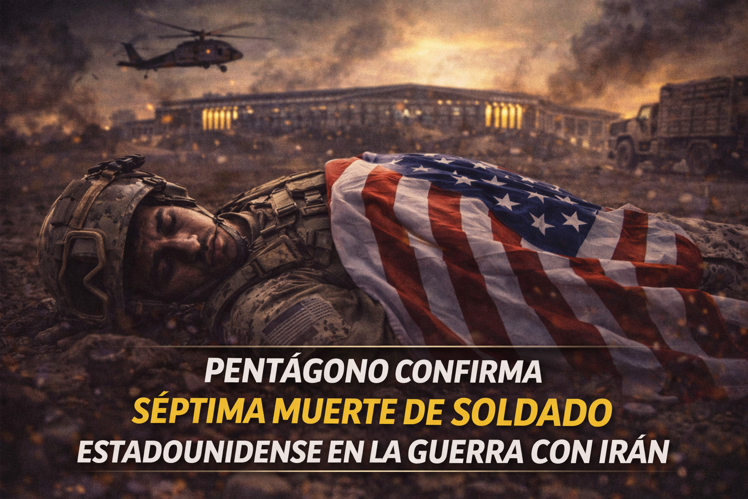 Pentágono confirma séptima muerte de soldado estadounidense en la guerra con Irán