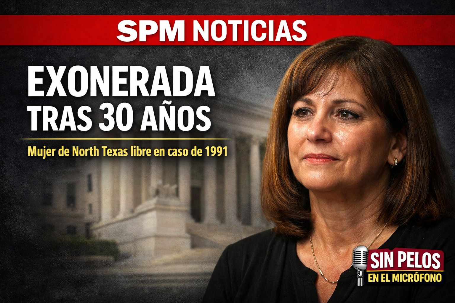 ¡Inocente! Mujer de Texas libre tras 32 años de un asesinato sin resolver
