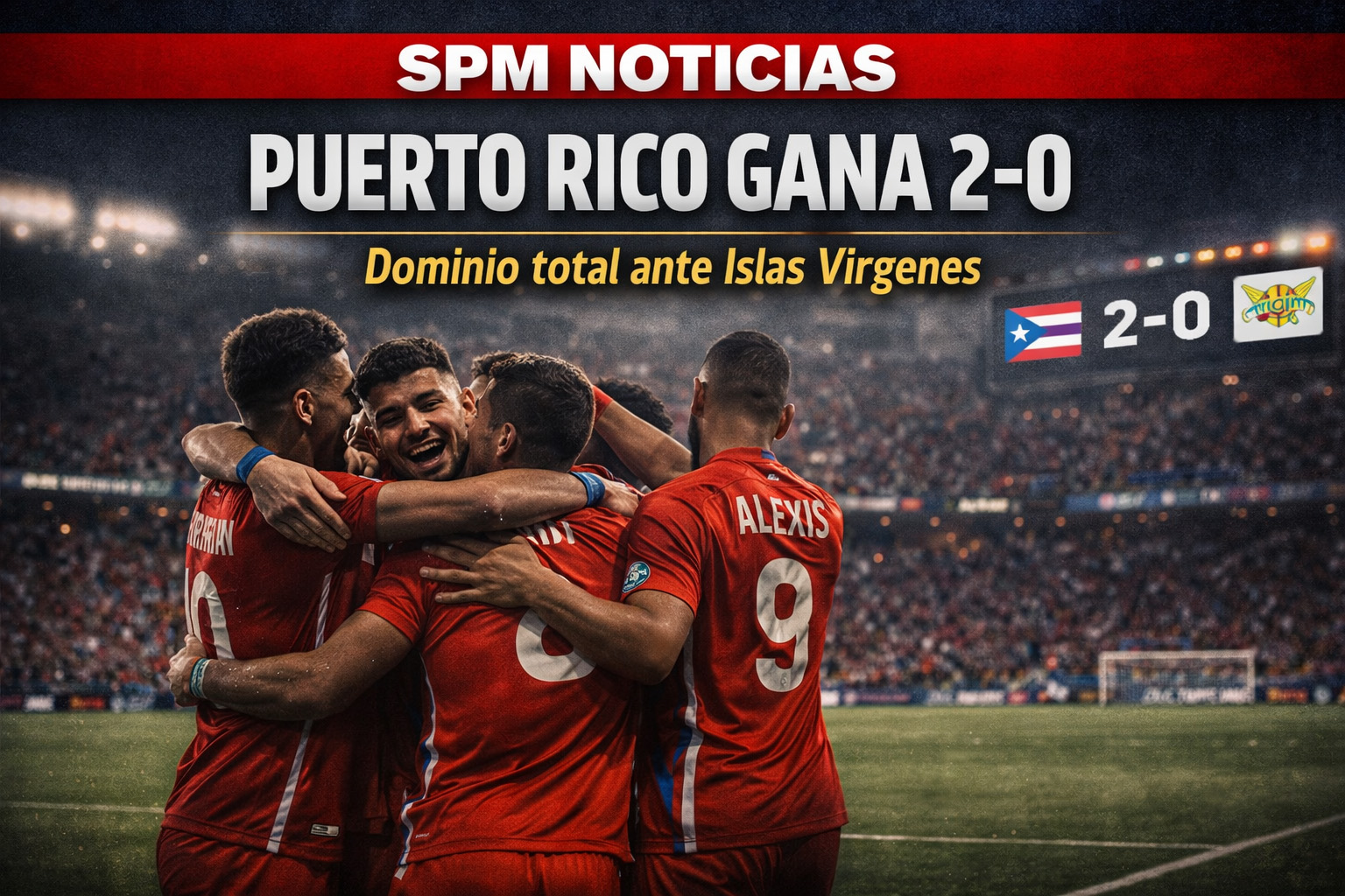 ¡Puerto Rico arrasa 2-0 a Islas Vírgenes! ⚽️