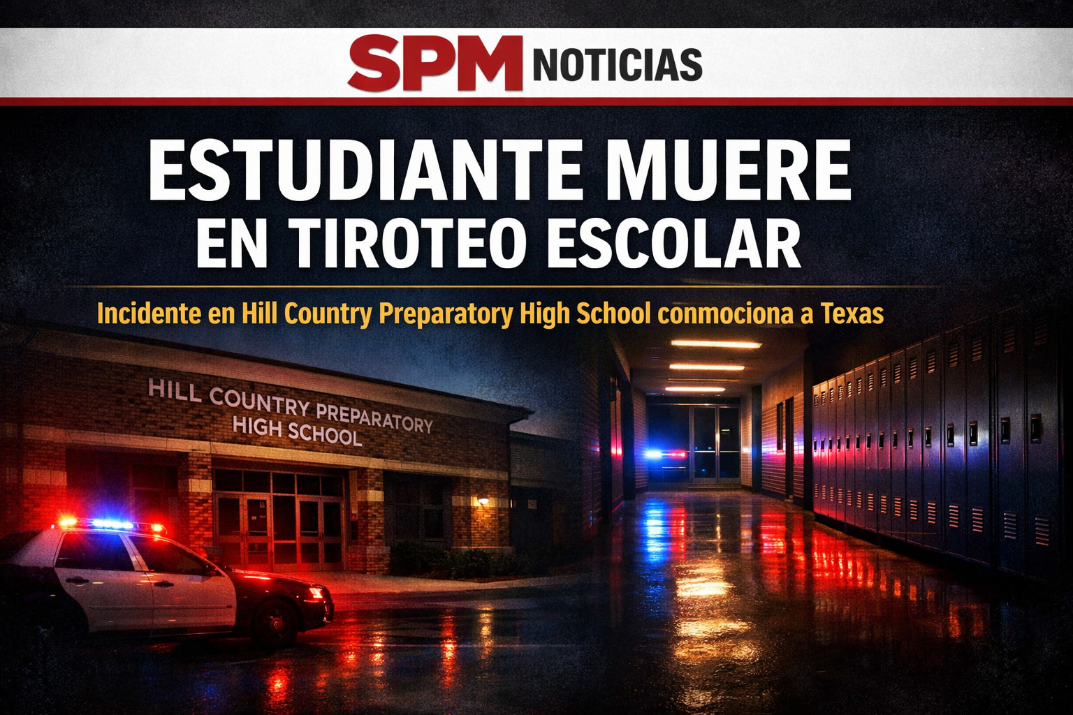 Estudiante muerto tras tiroteo en escuela de Texas