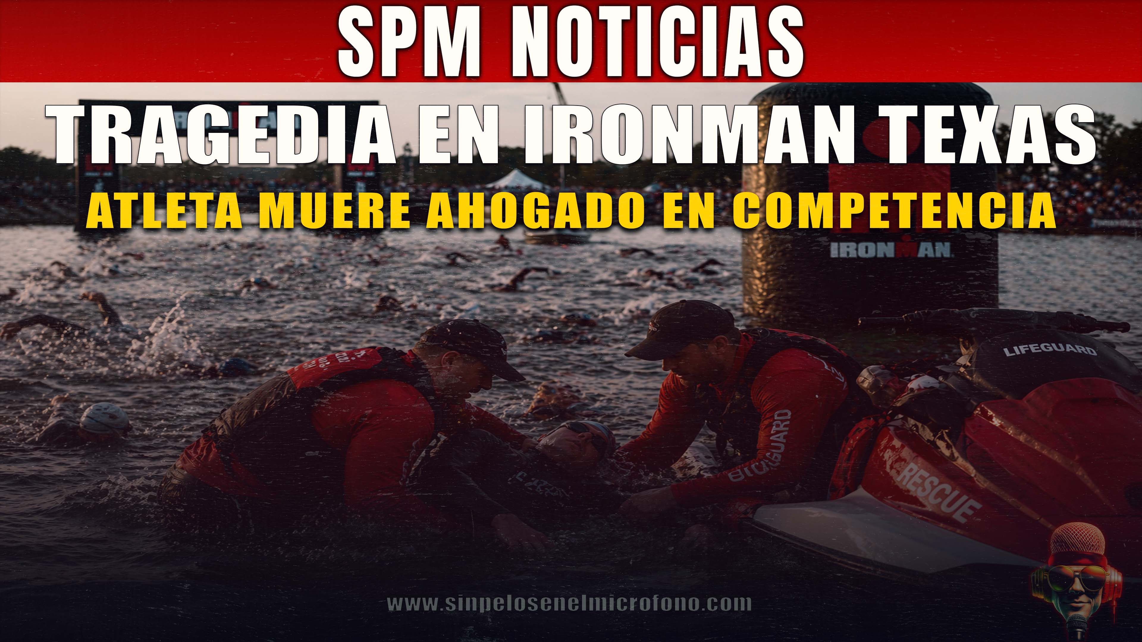 Tragedia en Ironman Texas: atleta se ahoga en plena competencia