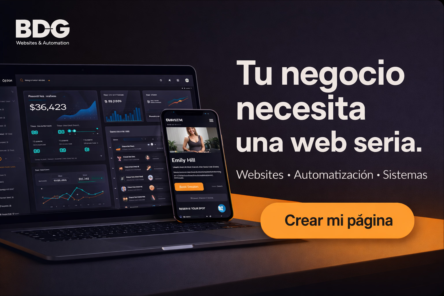 BDG – Tu negocio necesita una web seria